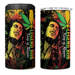 King Of Reggae Legend Bob 4 in 1 Can Cooler Tumbler Rasta Cannabis - African Pride