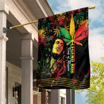 King Of Reggae Legend Bob Garden Flag Rasta Cannabis - African Pride