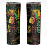 King Of Reggae Legend Bob Skinny Tumbler Rasta Cannabis - African Pride