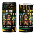 Jamaica Reggae Legend Tosh 4 in 1 Can Cooler Tumbler Cannabis Pattern - African Pride