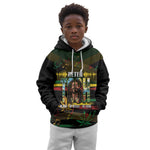 Jamaica Reggae Legend Tosh Kid Hoodie Cannabis Pattern - African Pride