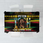 Jamaica Reggae Legend Tosh Tablecloth Cannabis Pattern - African Pride