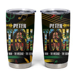 Jamaica Reggae Legend Tosh Tumbler Cup Cannabis Pattern - African Pride