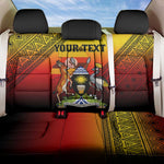 Personalised Uganda Independence Day Back Car Seat Cover Jamhuri ya Uganda Coat Of Arms