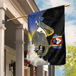 Afro Swaziland Somhlolo Day Garden Flag Nguni Shield African Pattern - African Pride