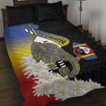 Afro Swaziland Somhlolo Day Quilt Bed Set Nguni Shield African Pattern - African Pride