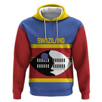 Afro Swaziland Hoodie Siyinqaba Eswatini Flag Style - African Pride