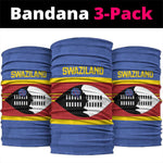 Afro Swaziland Neck Gaiter Siyinqaba Eswatini Flag Style - African Pride