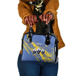 Eswatini Football Custom Shoulder Handbag Sihlangu Semnikati Blue - African Pride