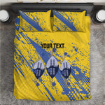 Eswatini Football Custom Bedding Set Sihlangu Semnikati Yellow - African Pride