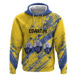 Eswatini Football Custom Hoodie Sihlangu Semnikati Yellow - African Pride