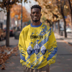 Eswatini Football Custom Sweatshirt Sihlangu Semnikati Yellow - African Pride