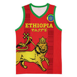 Custom Ethiopia Football Basketball Jersey 2024 Go Champions Walia Ibex LT14