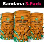 Ivory Coast Football Neck Gaiter 2024 Go Champions Les Elephants LT14