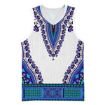 Africa Basketball Jersey African Dashiki Royal Blue Version - African Pride