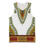 Africa Basketball Jersey African Dashiki Royal Gold Version - African Pride