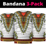 Africa Neck Gaiter African Dashiki Royal Gold Version LT14
