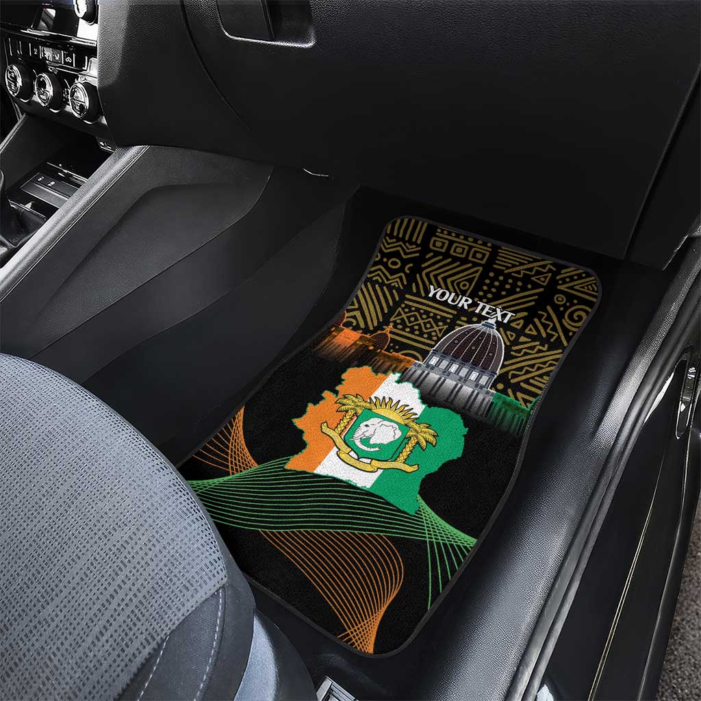 Personalized Cote dIvoire Independence Day Car Mats Ivory Coast Elephant African Pattern