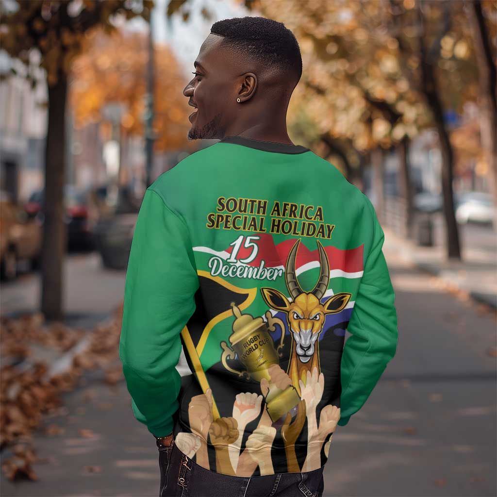 South Africa Special Holiday Sweatshirt Springboks Champions Celebration Rugby Is My Soul