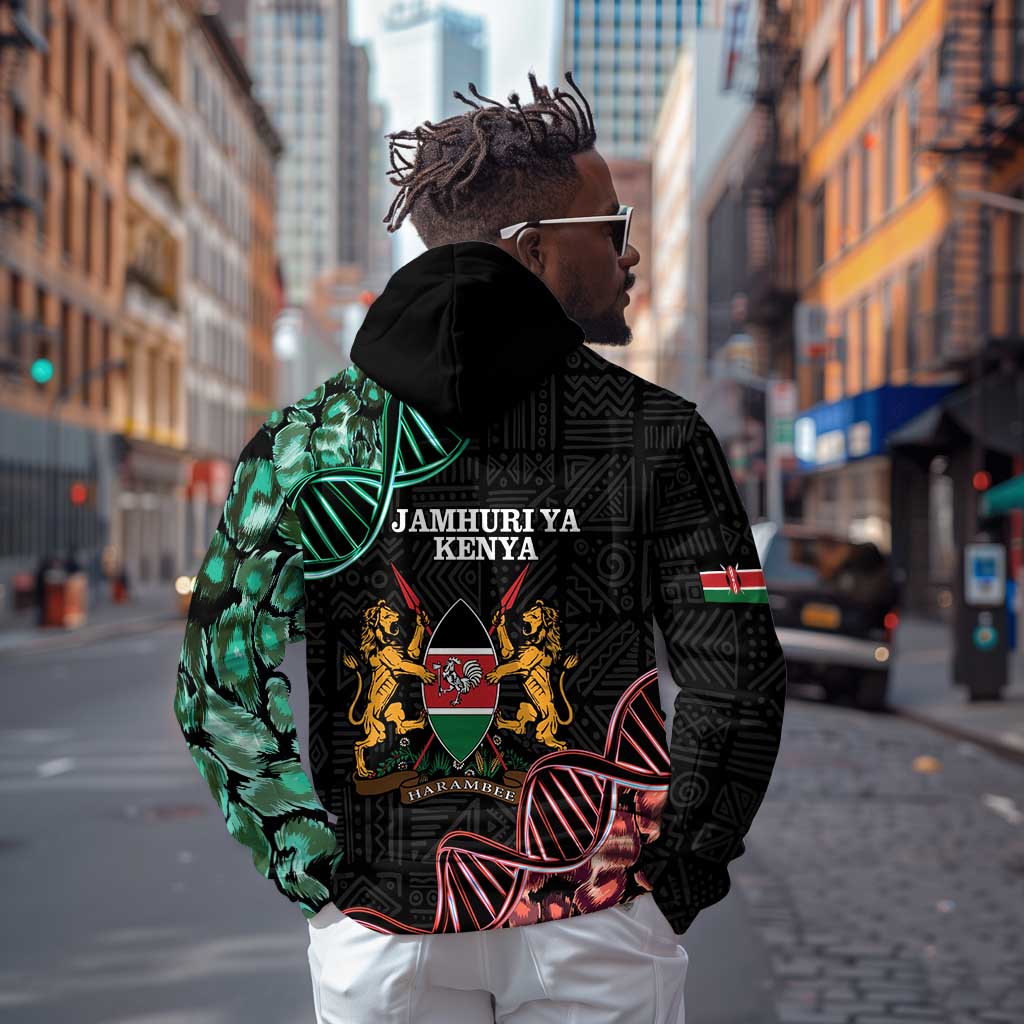 Afro Kenya Hoodie Kenyan Is In My DNA - Jamhuri Day