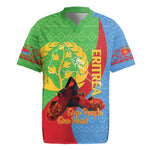 Personalised Eritrea Independence Day Rugby Jersey Shida Shoes Olive Branch African Pattern