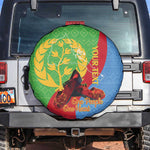 Personalised Eritrea Independence Day Spare Tire Cover Shida Shoes Olive Branch African Pattern