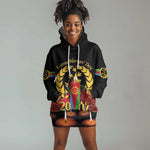 Custom Eritrea Martyrs' Day Hoodie Dress 20 June Shida Shoes With Candles - Black