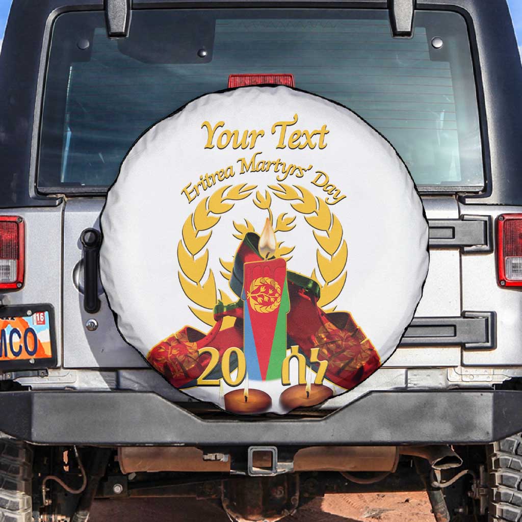 Custom Eritrea Martyrs' Day Tapestry 20 June Shida Shoes With Candles - White LT14 main image 1