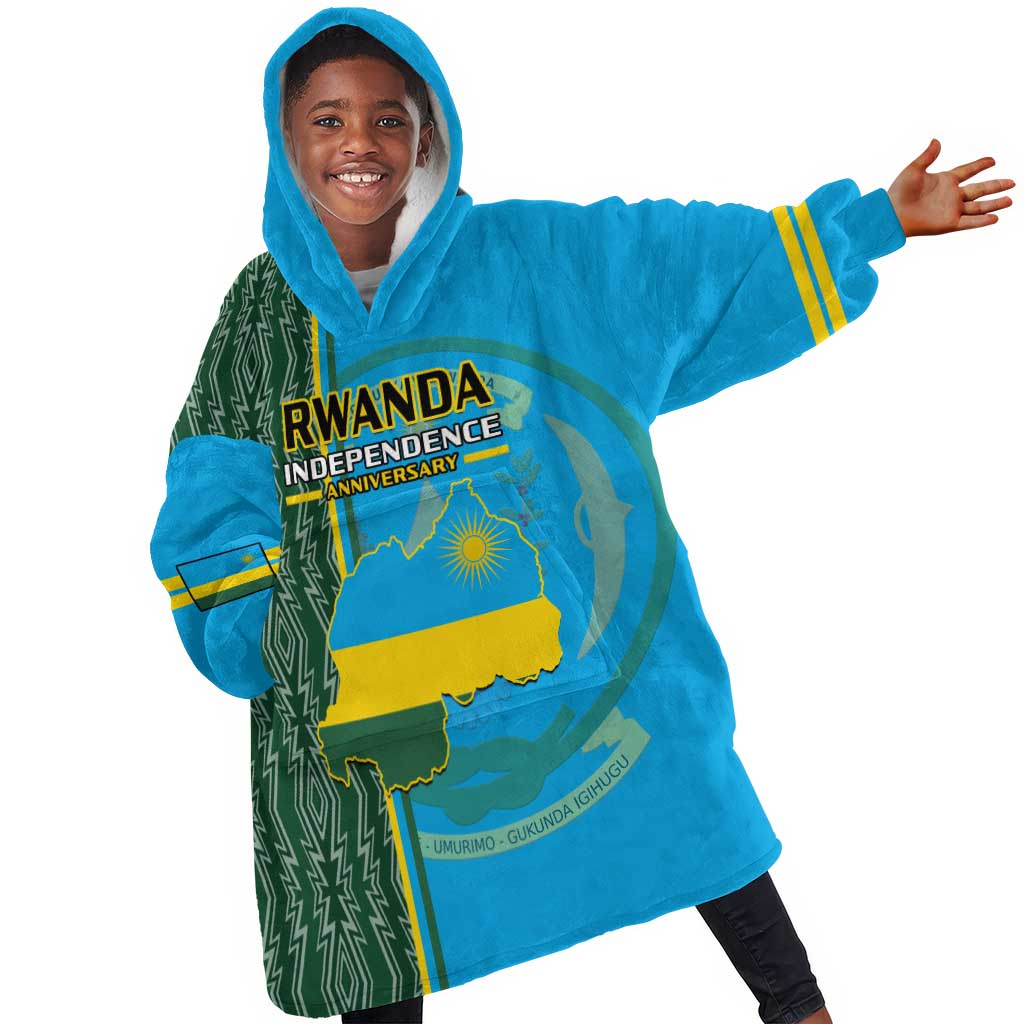 Rwanda Independence Day Hoodie Leopard With Roses LT01 main image 1