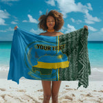 Personalised 1 July Independence Day Rwanda Sarong African Imigongo Happy 61st Anniversary