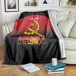 Afro Basketball Custom Angola Blanket Go Champions Angolan - African Pride