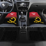 Afro Basketball Custom Angola Car Mats Go Champions Angolan - African Pride
