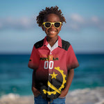 Afro Basketball Custom Angola Kid Hawaiian Shirt Go Champions Angolan - African Pride