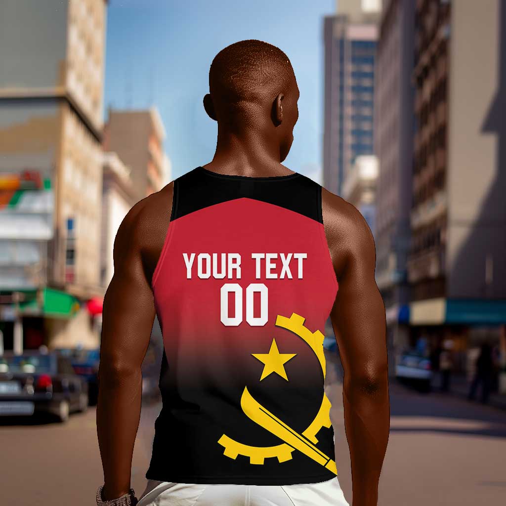 Afro Basketball Custom Angola Men Tank Top Go Champions Angolan - African Pride