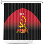 Afro Basketball Custom Angola Shower Curtain Go Champions Angolan - African Pride