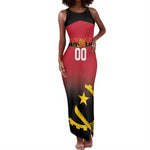 Afro Basketball Custom Angola Tank Maxi Dress Go Champions Angolan - African Pride