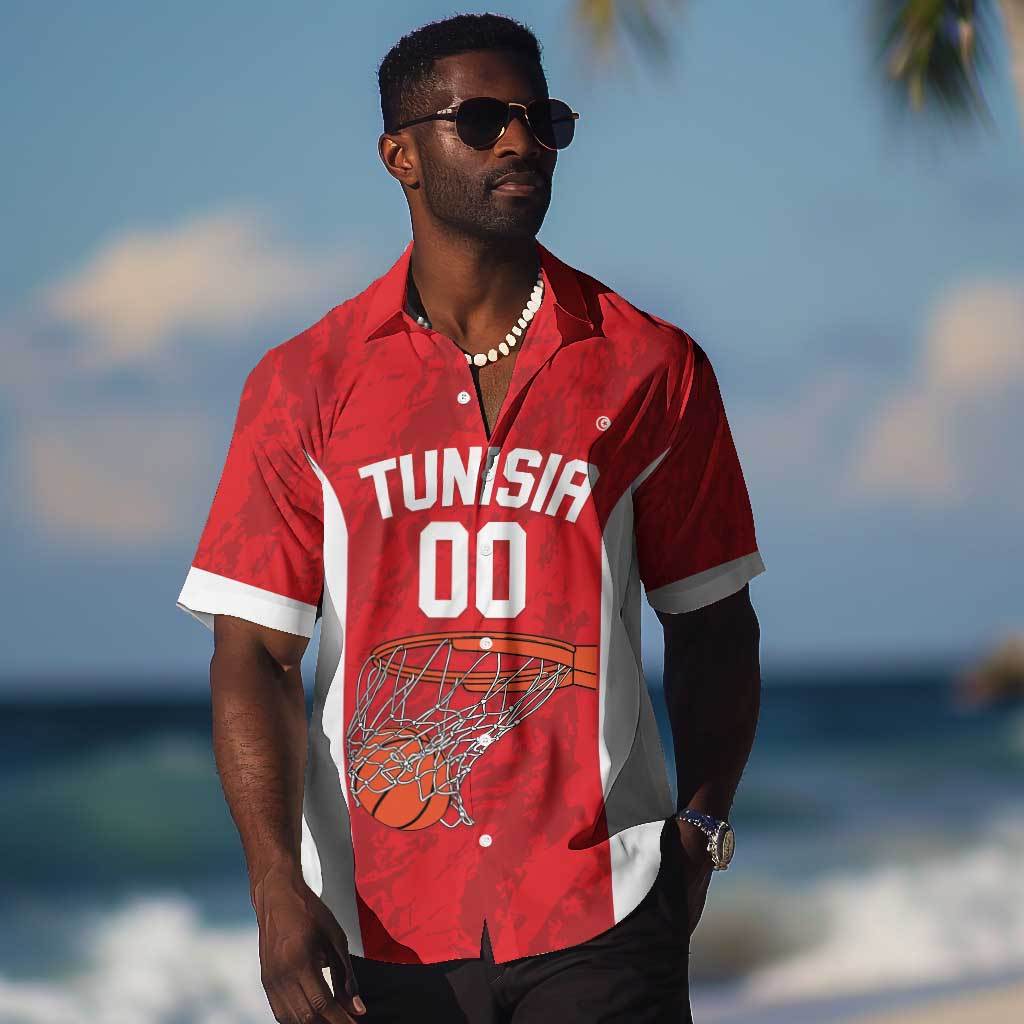 Afro Basketball Custom Tunisia Hawaiian Shirt Go Champions Eagles of Carthage - African Pride