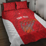 Afro Basketball Custom Tunisia Quilt Bed Set Go Champions Eagles of Carthage - African Pride