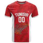 Afro Basketball Custom Tunisia T shirt Go Champions Eagles of Carthage - African Pride