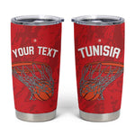 Afro Basketball Custom Tunisia Tumbler Cup Go Champions Eagles of Carthage - African Pride