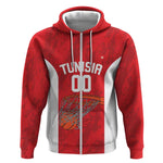 Afro Basketball Custom Tunisia Zip Hoodie Go Champions Eagles of Carthage - African Pride
