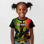 Afro Jamaica Legend Bob Kid T shirt The King Of Reggae