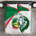 Afro Basketball Custom Senegal Bedding Set Come On Lions - African Pride