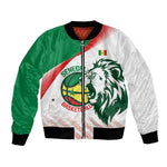 Afro Basketball Custom Senegal Bomber Jacket Come On Lions - African Pride