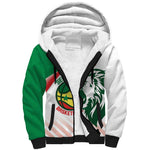 Afro Basketball Custom Senegal Sherpa Hoodie Come On Lions - African Pride