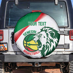 Afro Basketball Custom Senegal Spare Tire Cover Come On Lions - African Pride