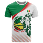 Afro Basketball Custom Senegal T shirt Come On Lions - African Pride