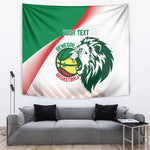 Afro Basketball Custom Senegal Tapestry Come On Lions - African Pride
