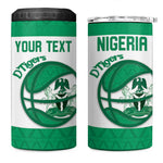 Afro Basketball Custom Nigeria 4 in 1 Can Cooler Tumbler Come On Tigers - African Pride