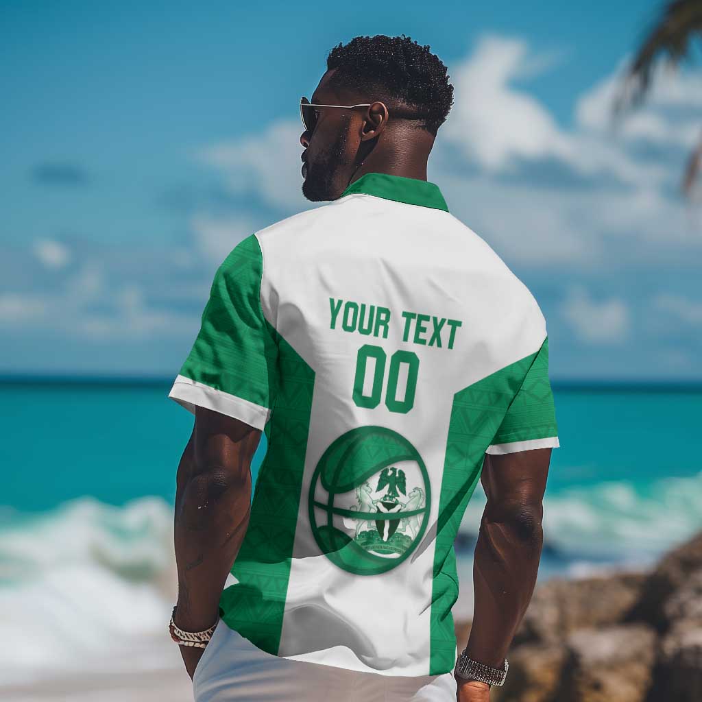 Afro Basketball Custom Nigeria Hawaiian Shirt Come On Tigers - African Pride